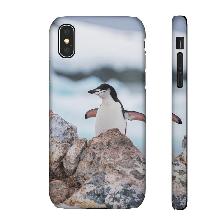 Stretched Penguin - Phone Case