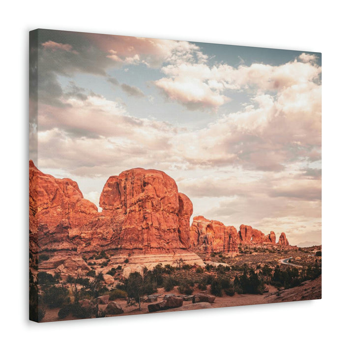 A Desert Sunset - Canvas