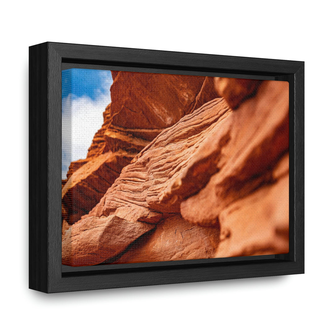 Layers of Rock - Canvas with Frame