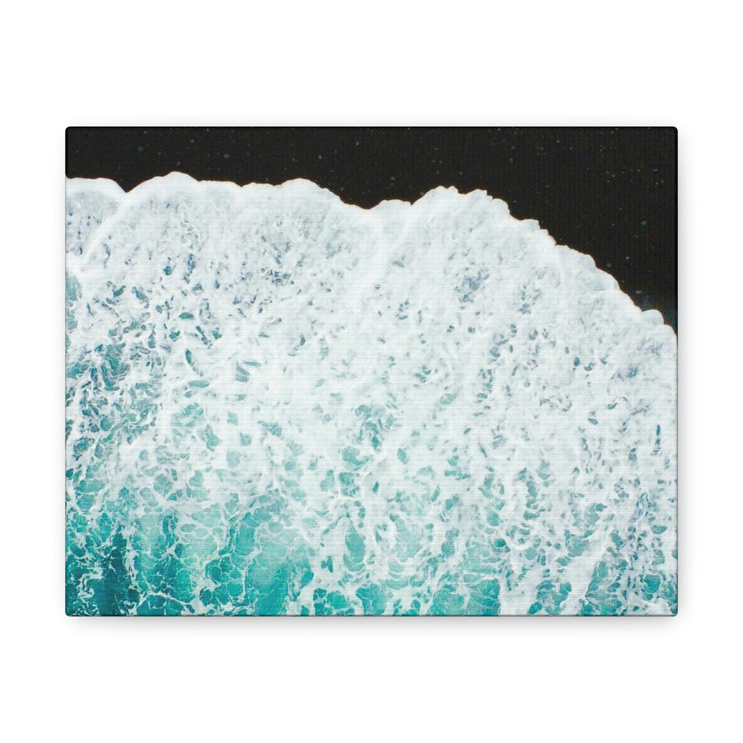 A Wave on Volcanic Sand - Canvas