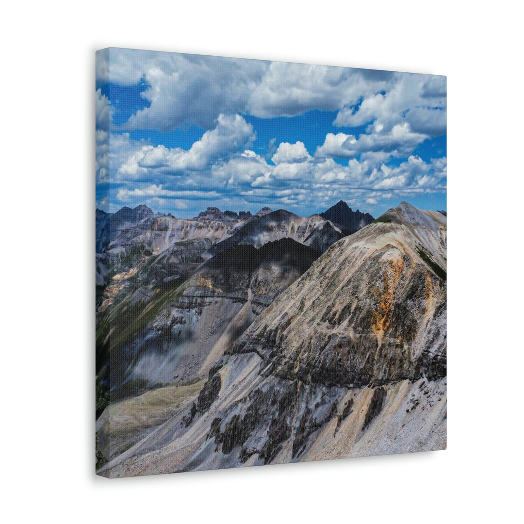 Imogene Pass From the Air - Canvas