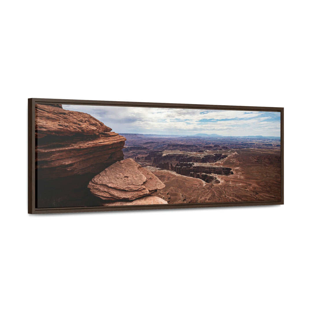 The Canyon Below - Canvas with Frame