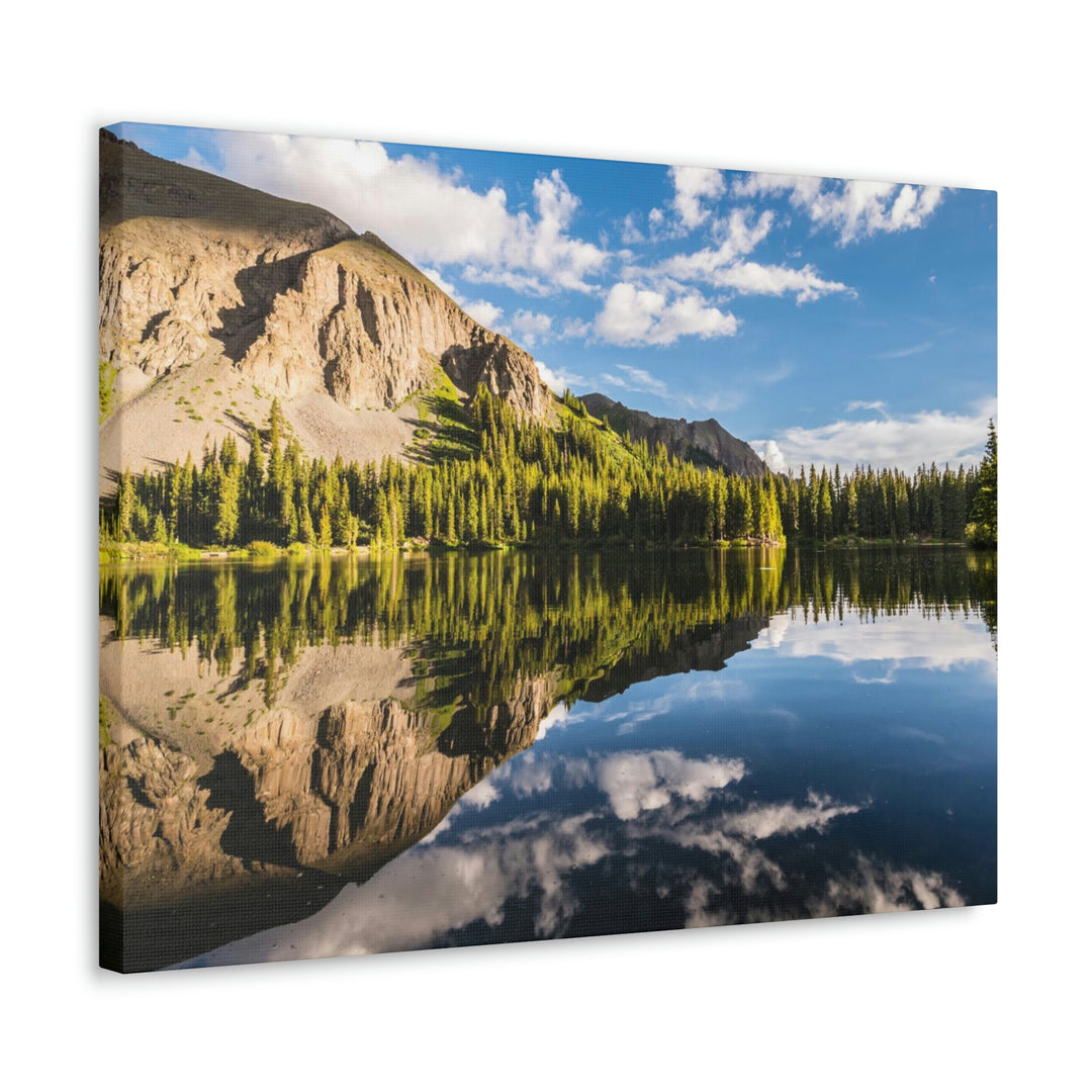 Mountain Scene Reflected - Canvas