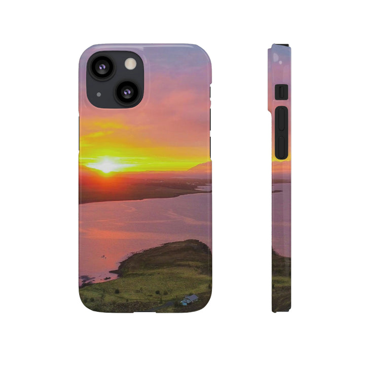 Sunset Over the Fjord Part 1 - Phone Case