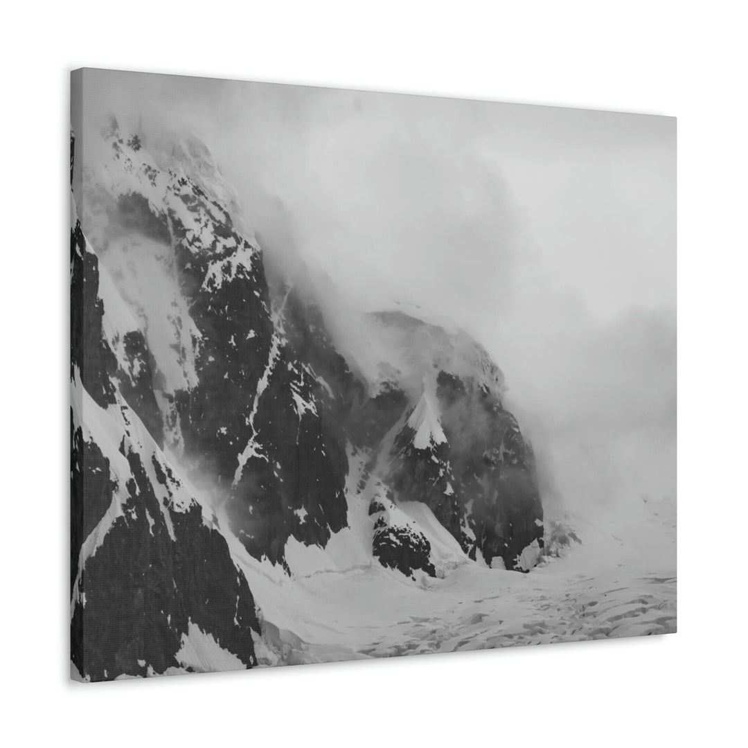 The Mist Descends in Black and White - Canvas