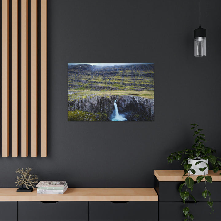 A Remote Waterfall - Canvas