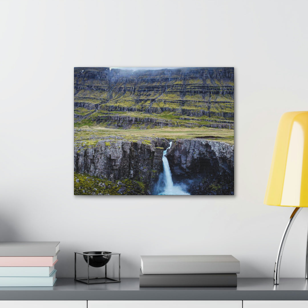 A Remote Waterfall - Canvas