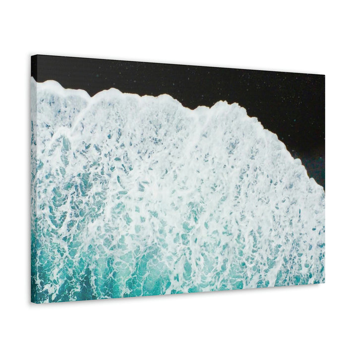 A Wave on Volcanic Sand - Canvas