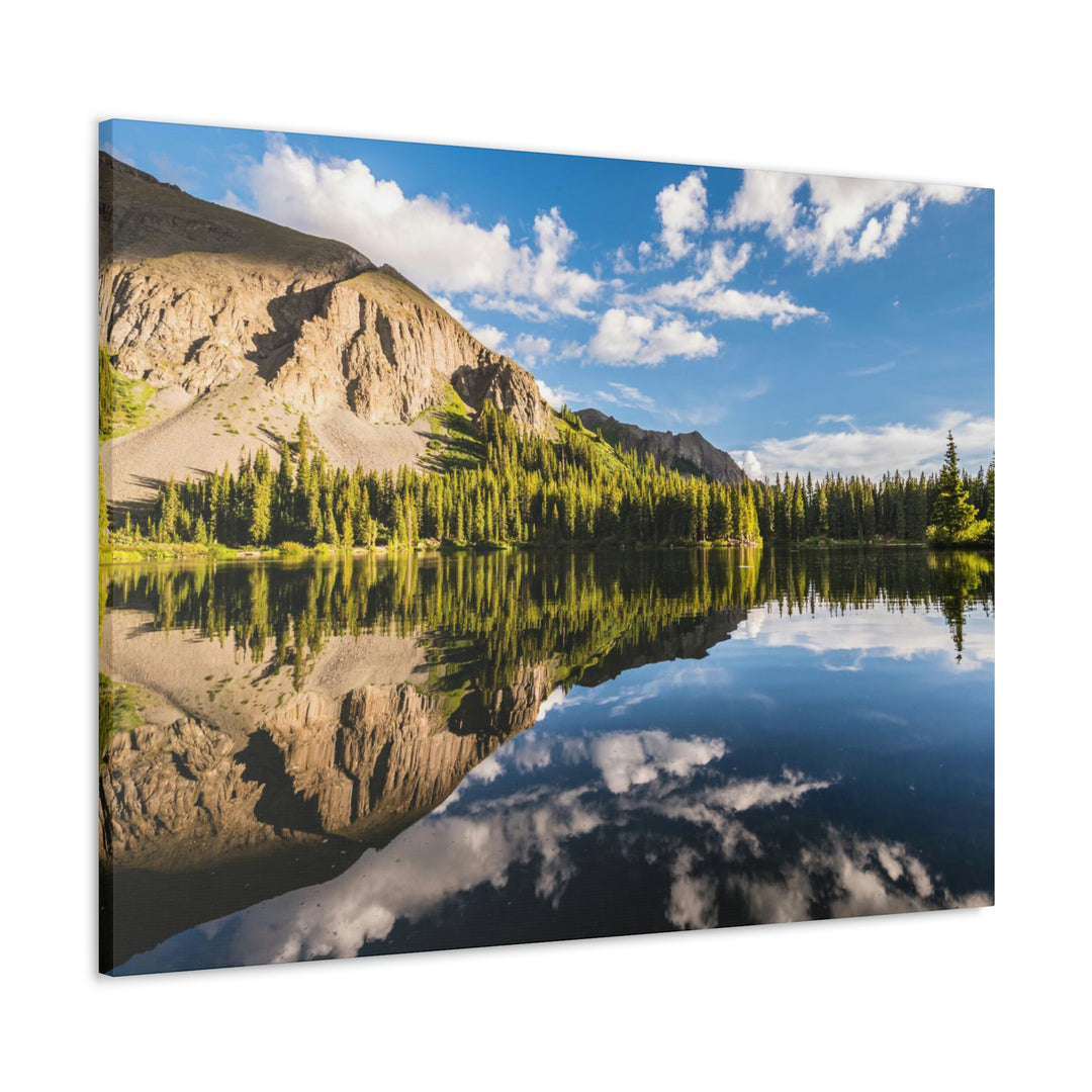 Mountain Scene Reflected - Canvas