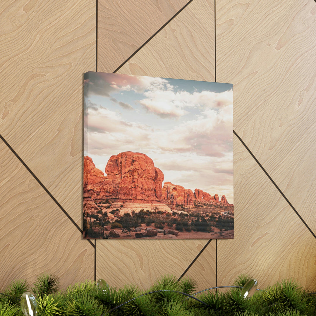 A Desert Sunset - Canvas