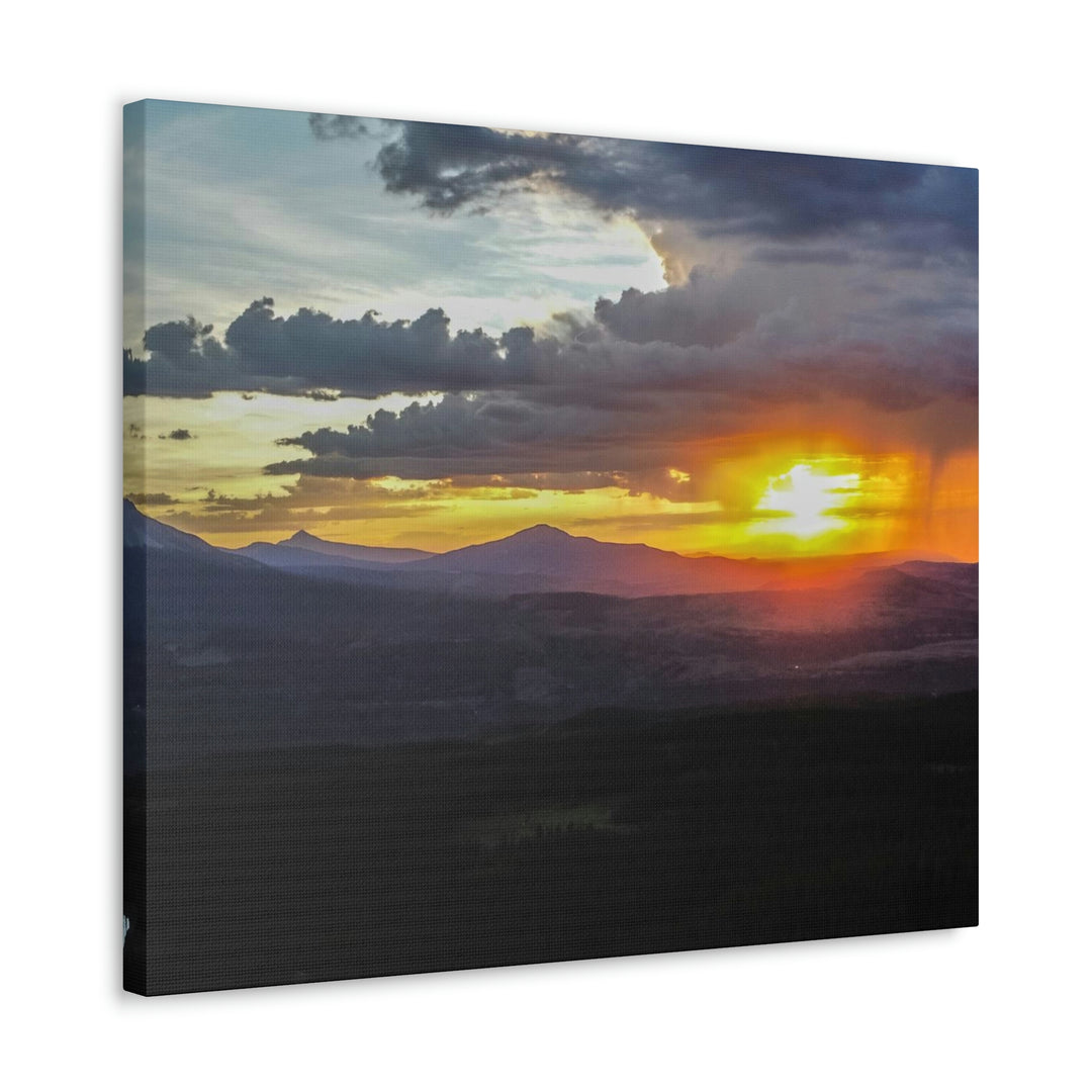 Rainy Sunset - Canvas