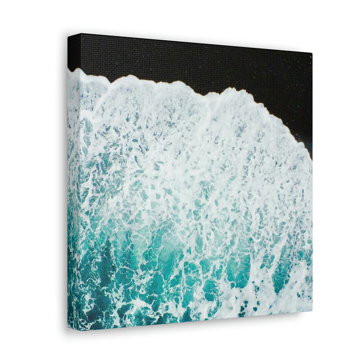 A Wave on Volcanic Sand - Canvas