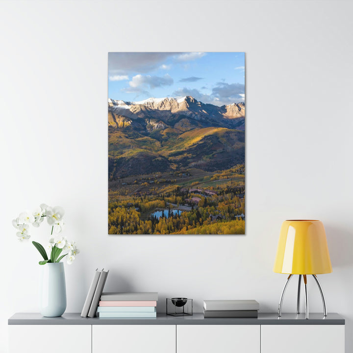 Glowing Mountainside - Canvas