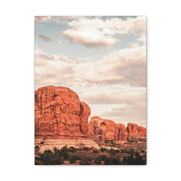 A Desert Sunset - Canvas