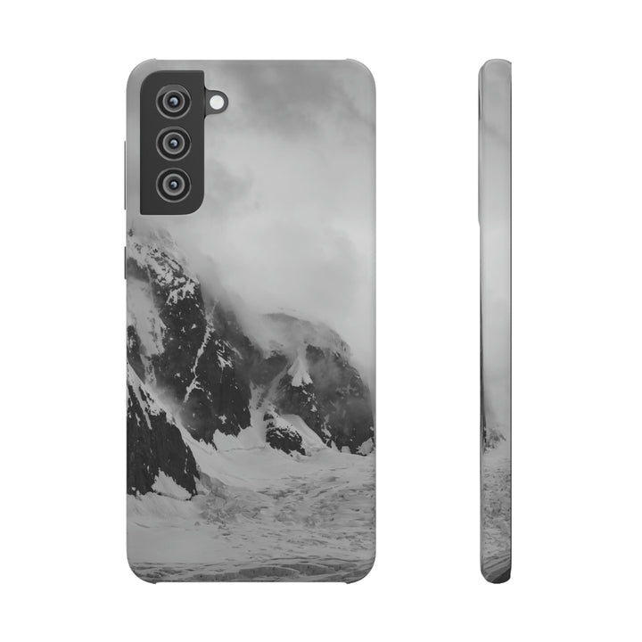 The Mist Descends in Black and White - Phone Case