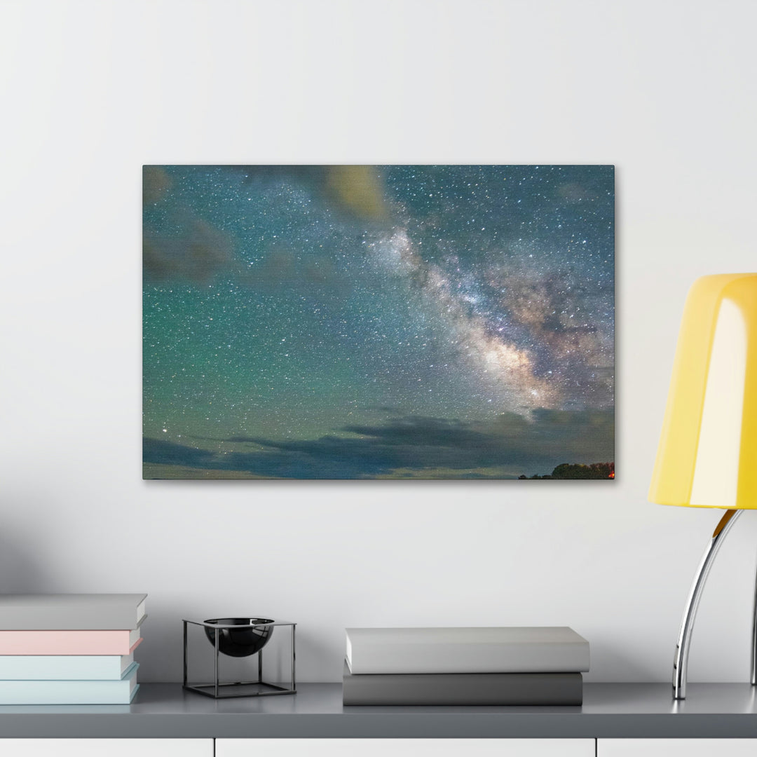 Milky Way Through the Clouds Part 1 - Canvas