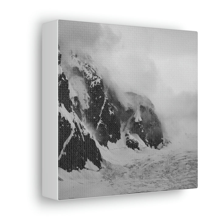 The Mist Descends in Black and White - Canvas