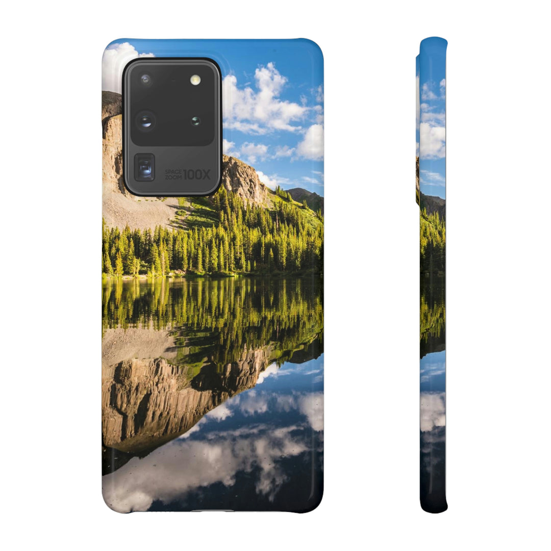 Mountain Scene Reflected - Phone Case