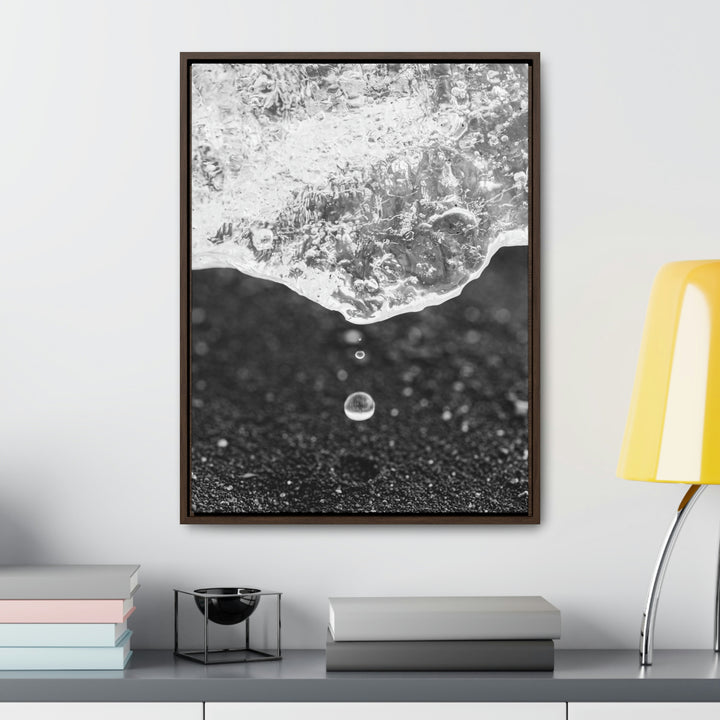 Suspended Droplet - Canvas with Frame