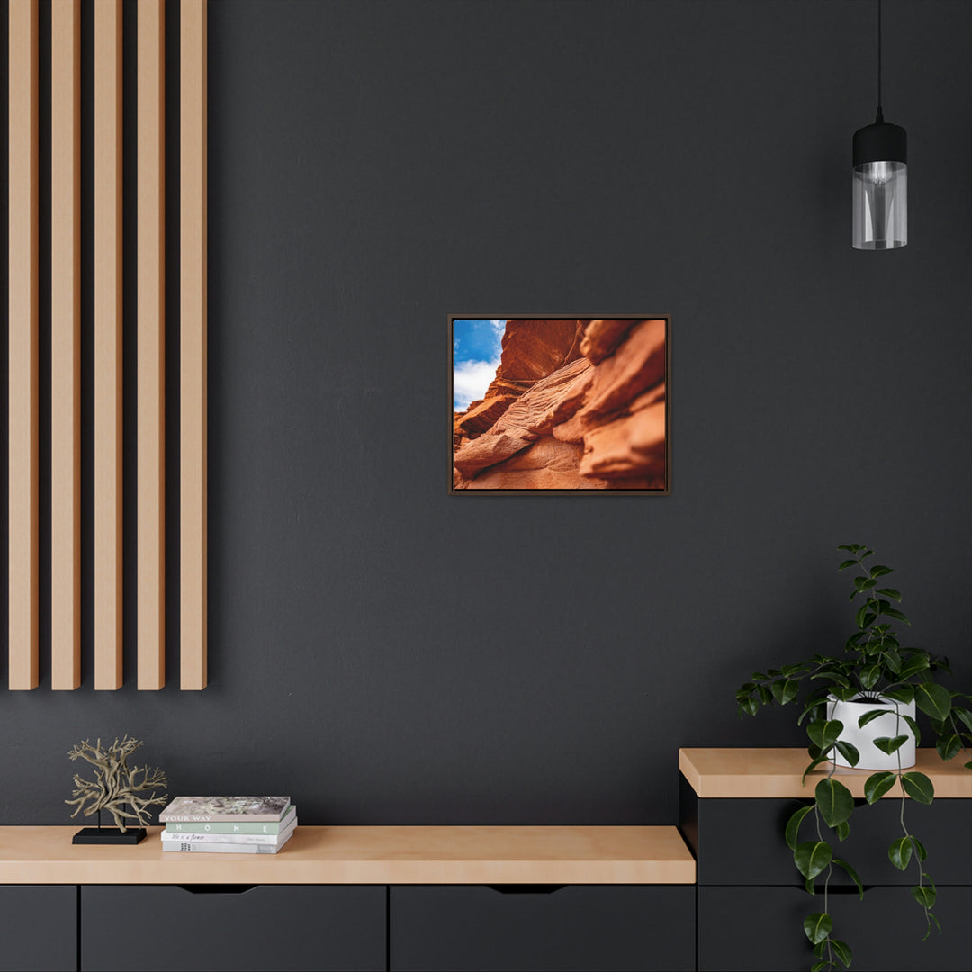 Layers of Rock - Canvas with Frame