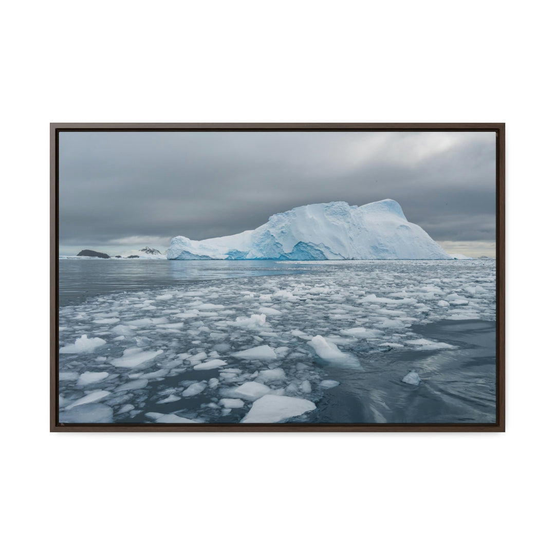 Lane of Ice - Canvas with Frame