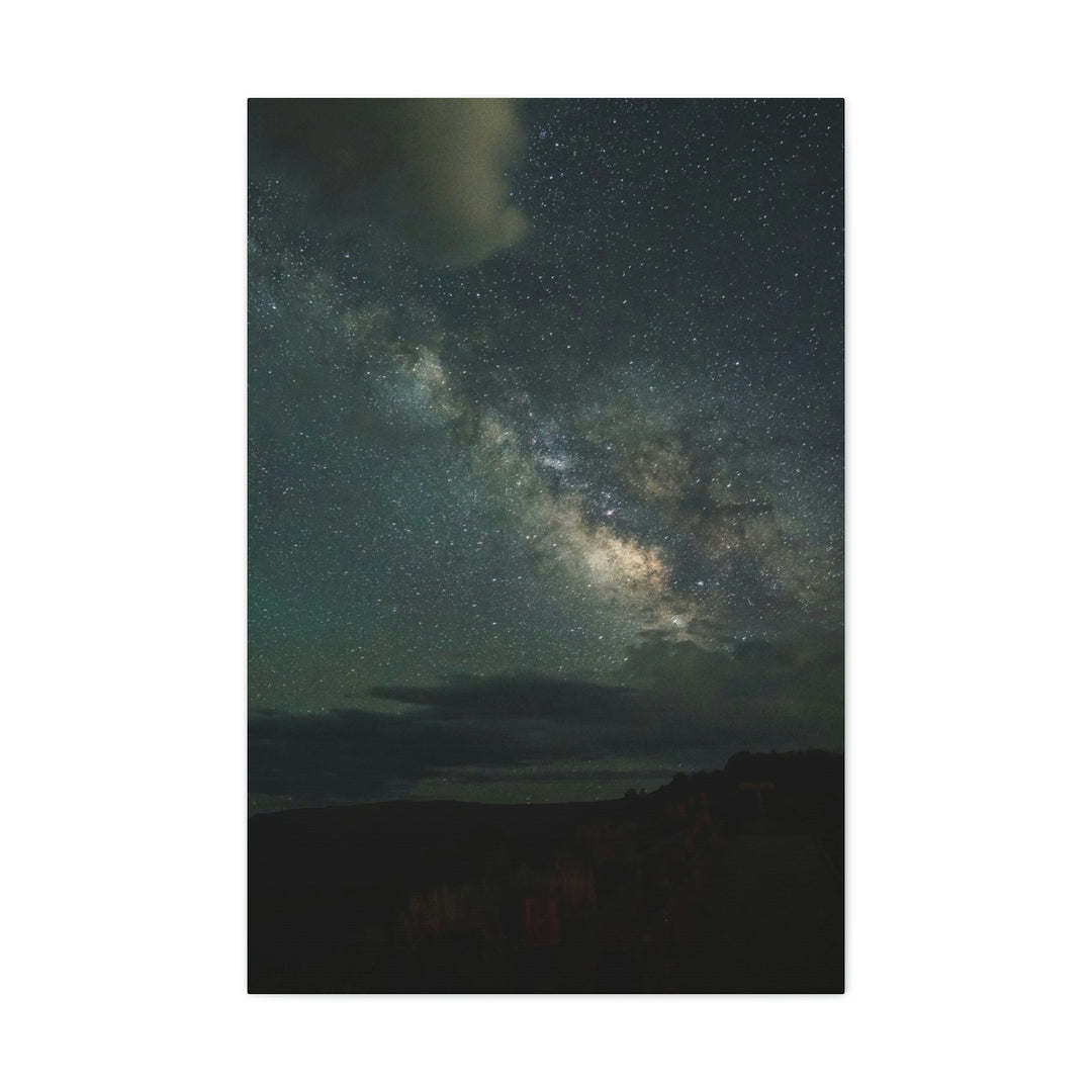 Milky Way Through the Clouds Part 2 - Canvas