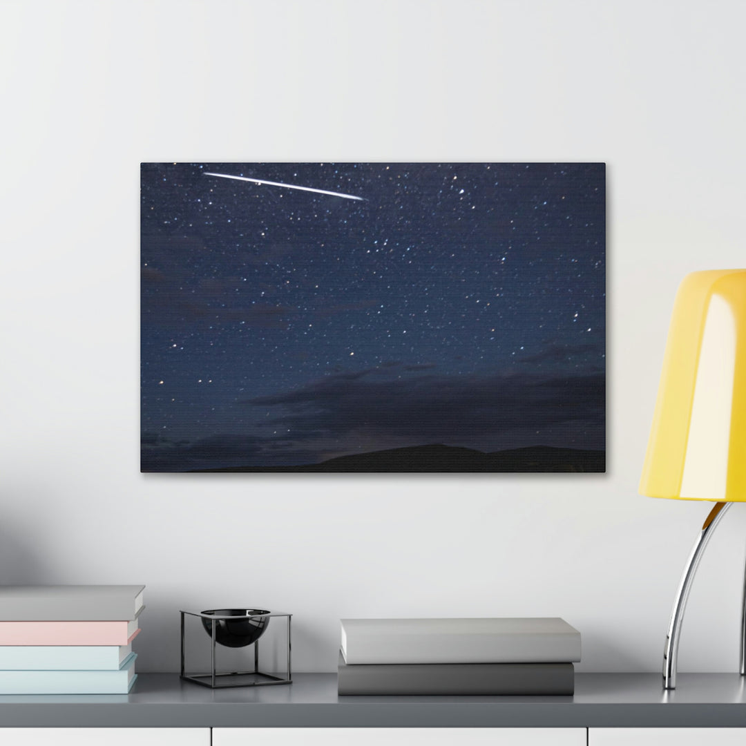 Starlink Above the Canyon - Canvas