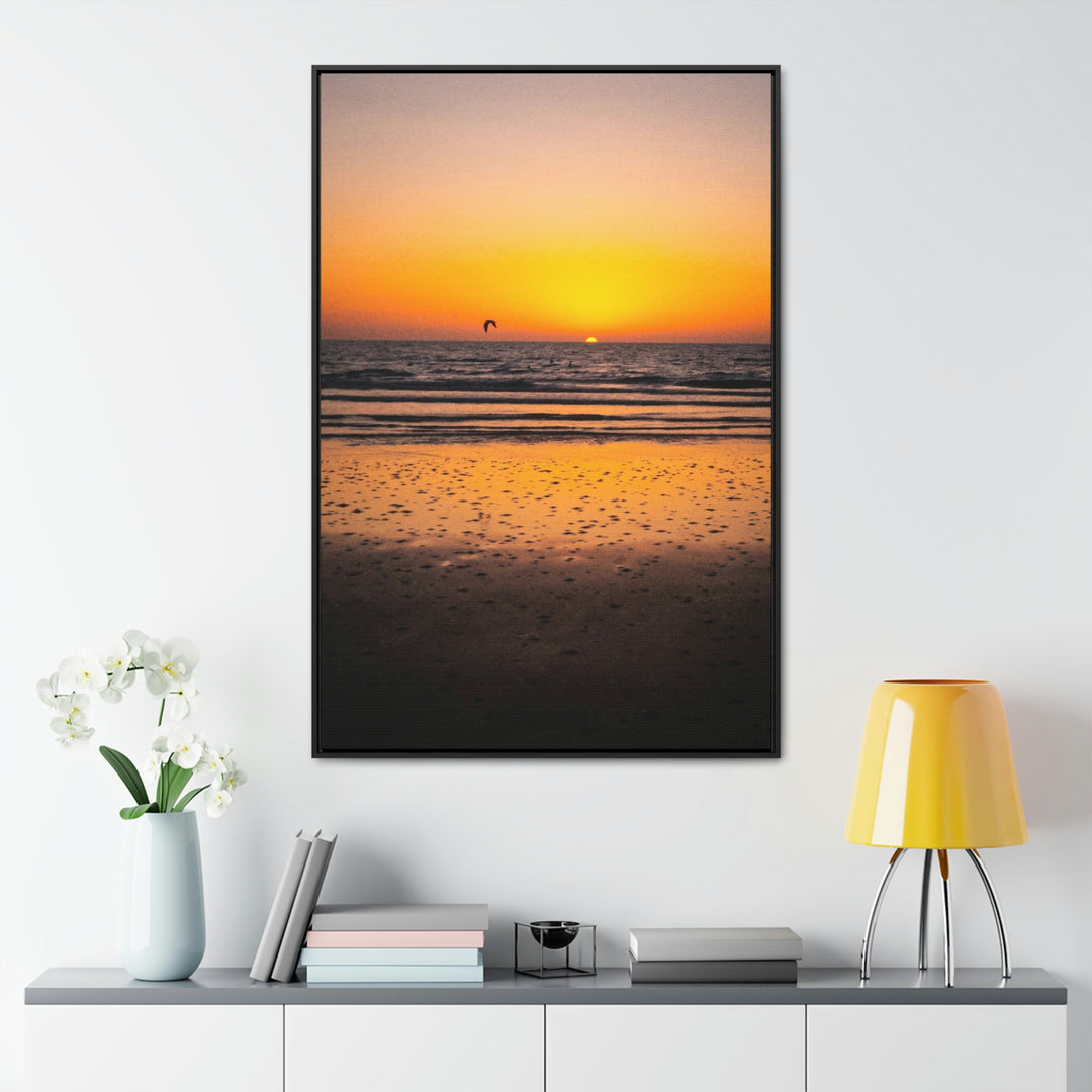 Sunrise on the Sea - Canvas with Frame