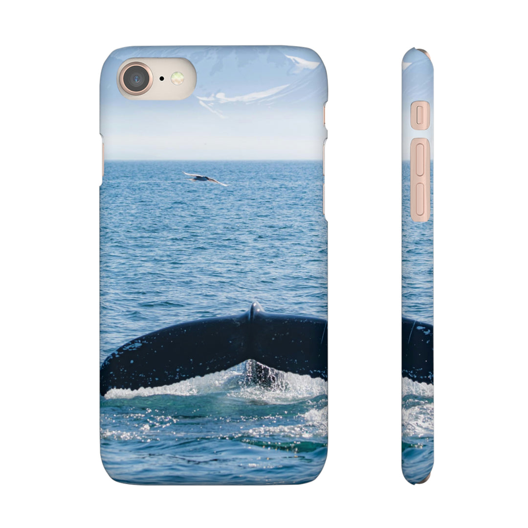 A Whale and A Mountain - Phone Case