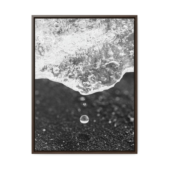 Suspended Droplet - Canvas with Frame