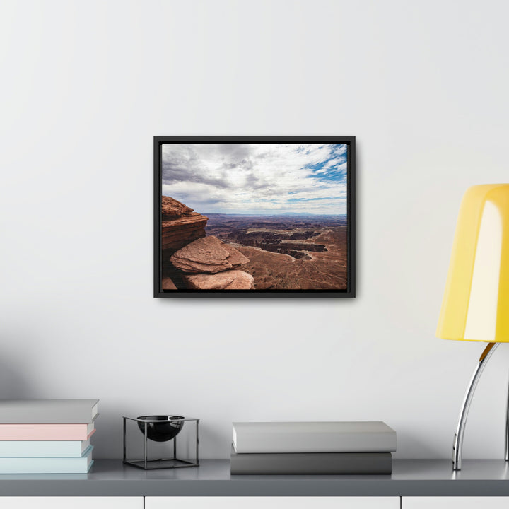 The Canyon Below - Canvas with Frame