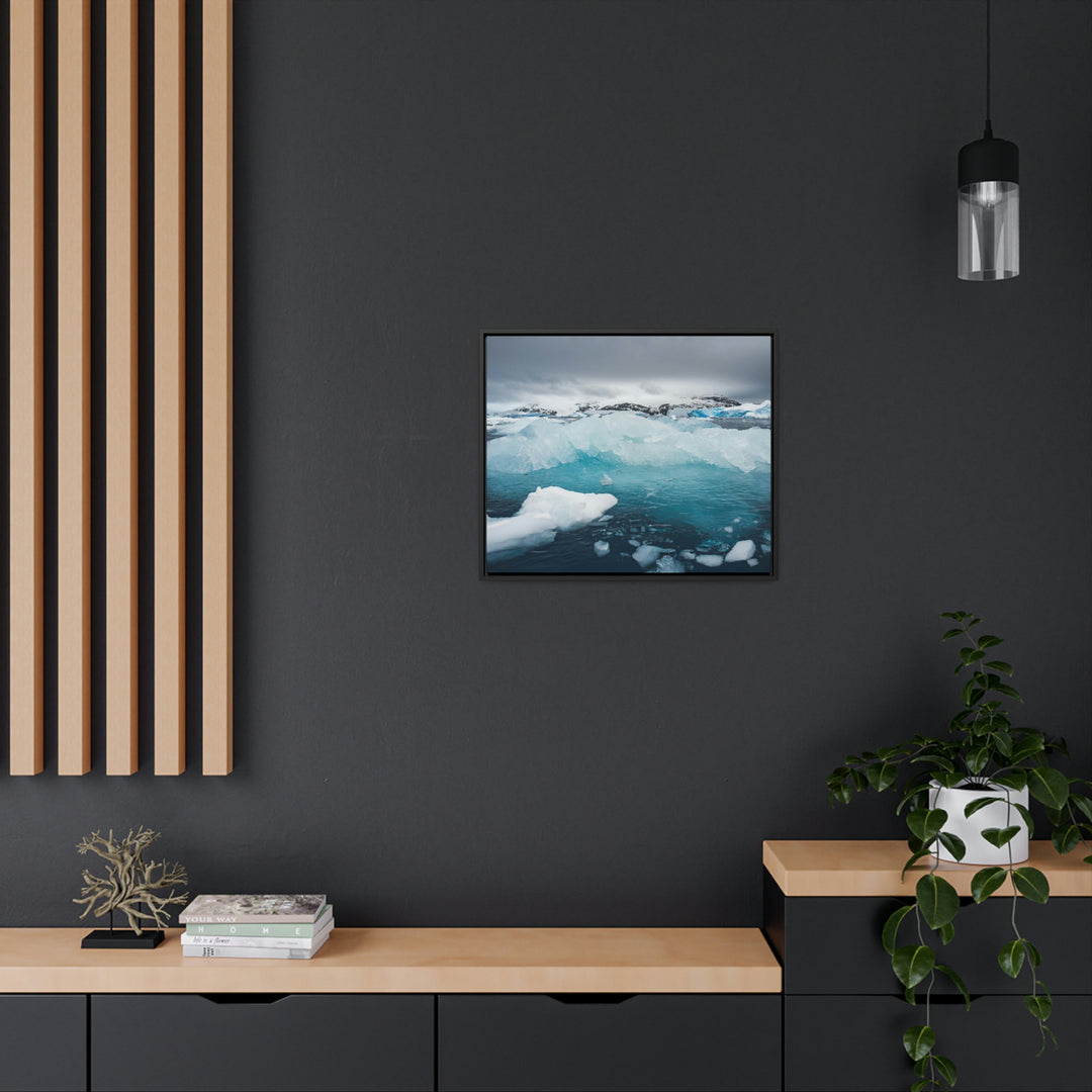 Floating Ice - Canvas with Frame