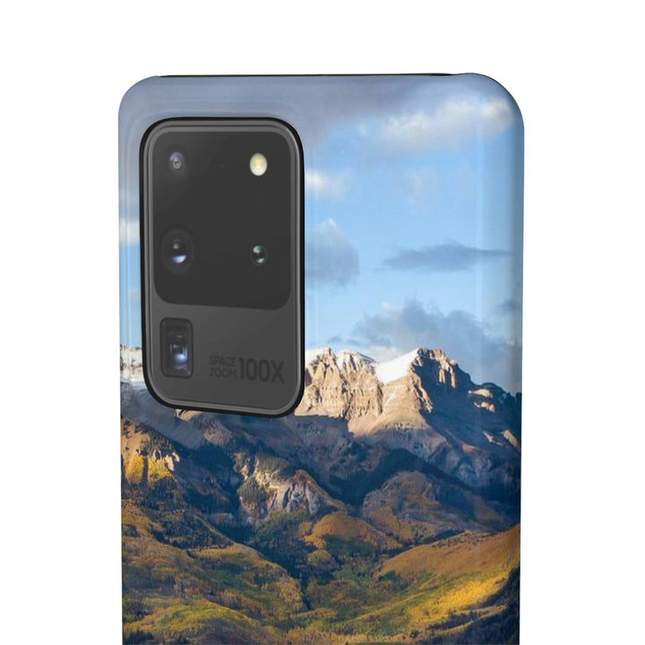 Glowing Mountainside - Phone Case