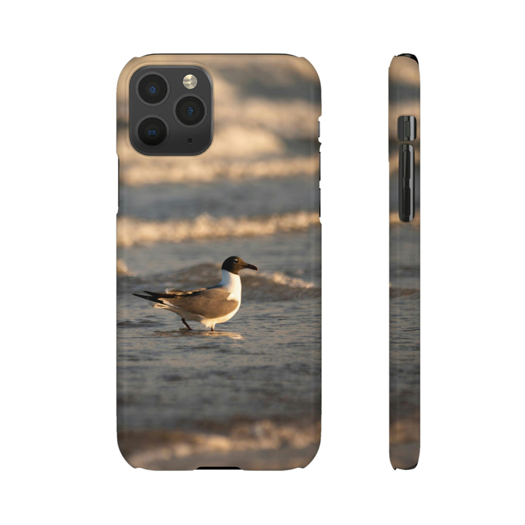 Laughing Gull in the Surf - Phone Case