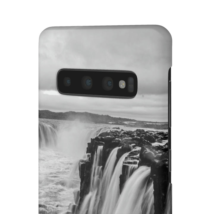 Selfoss in Black and White - Phone Case