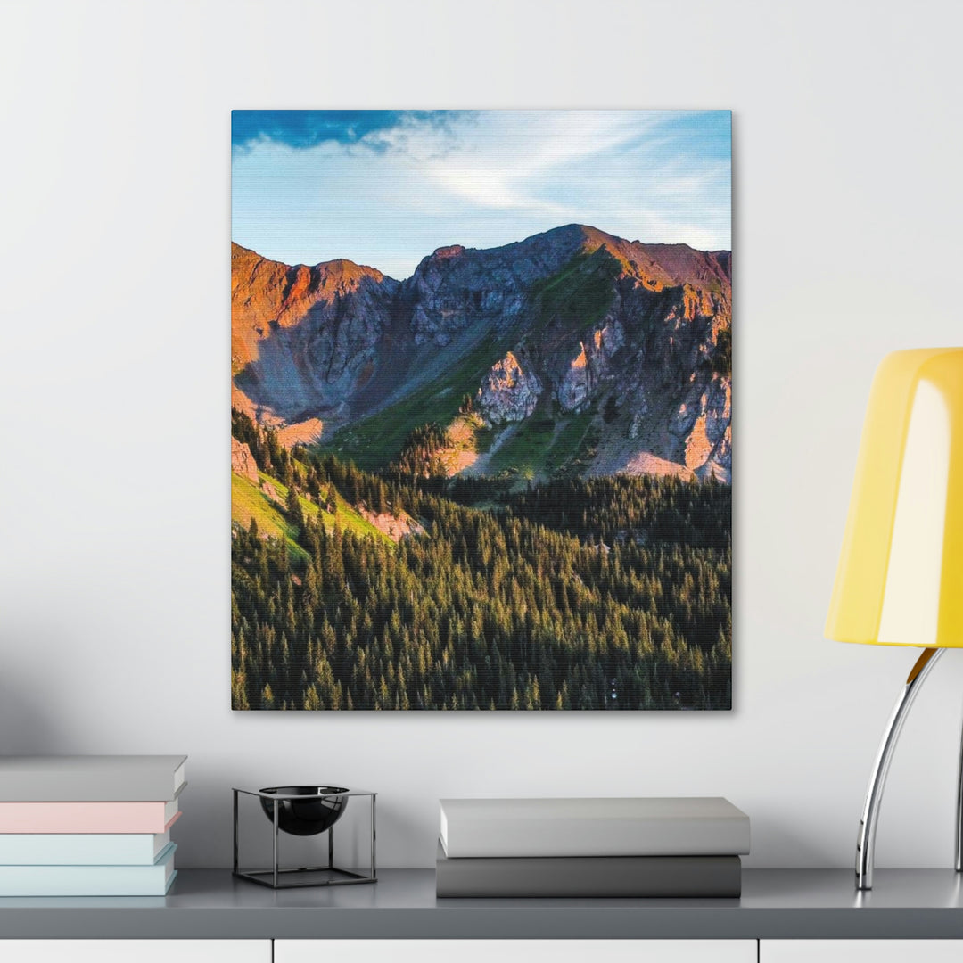 Fading Mountain Light - Canvas