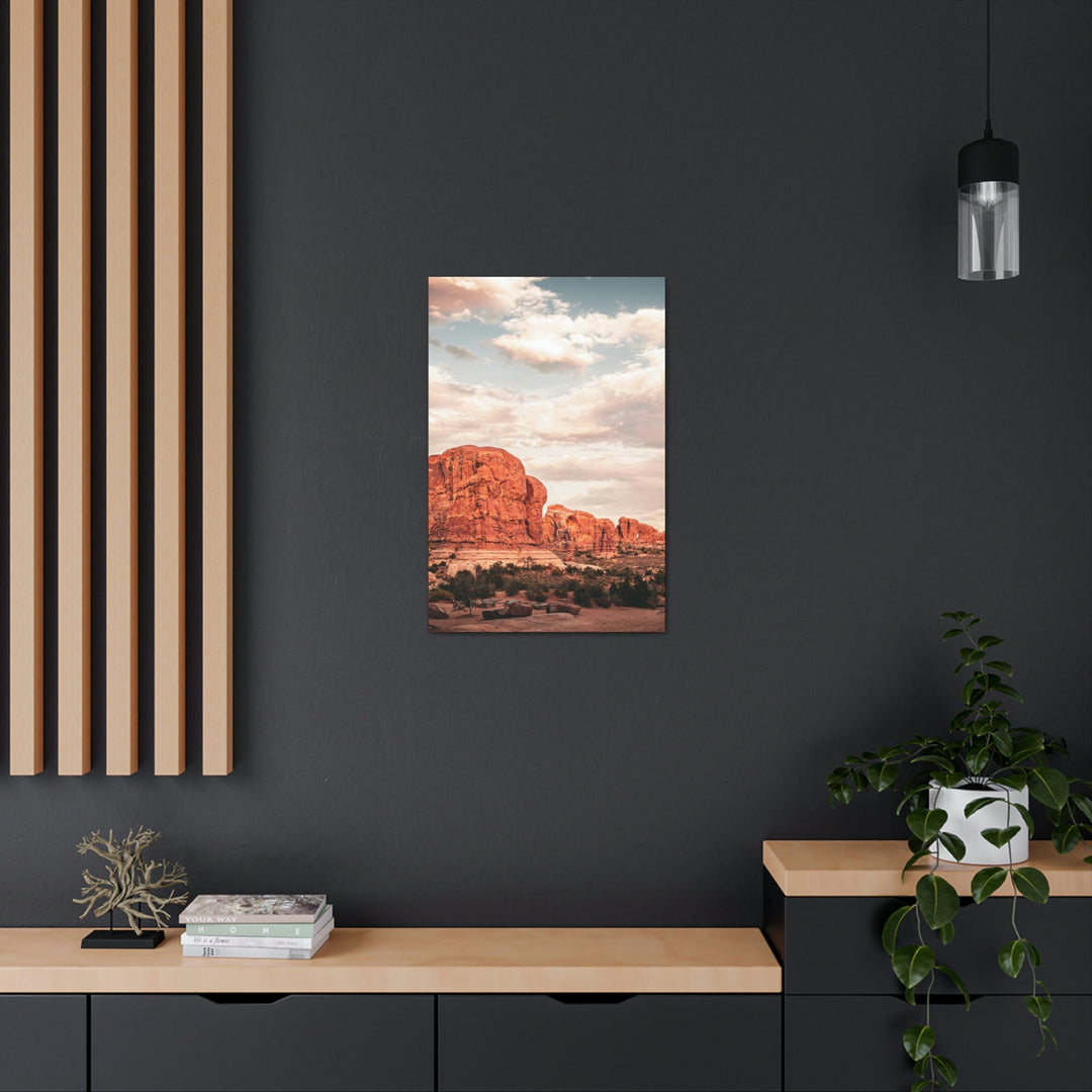 A Desert Sunset - Canvas