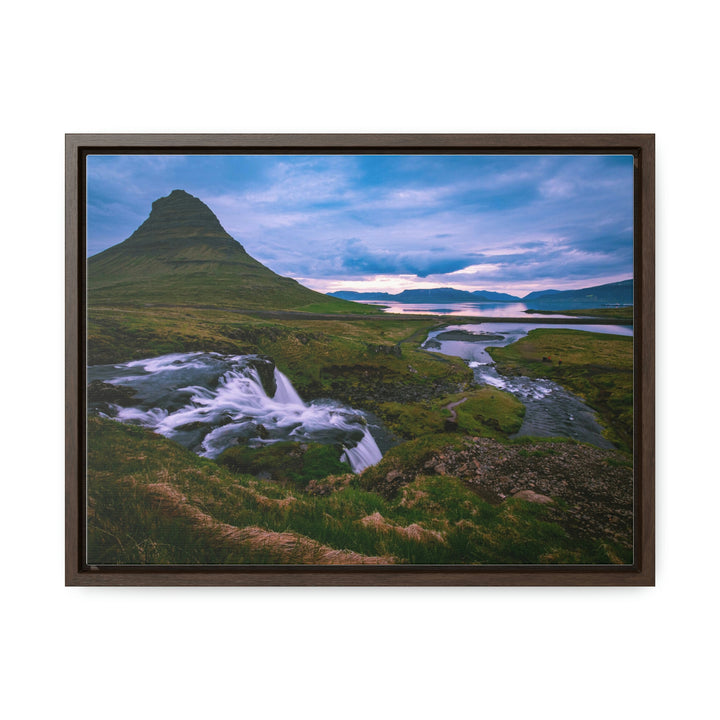 An Icelandic Sunset - Canvas with Frame