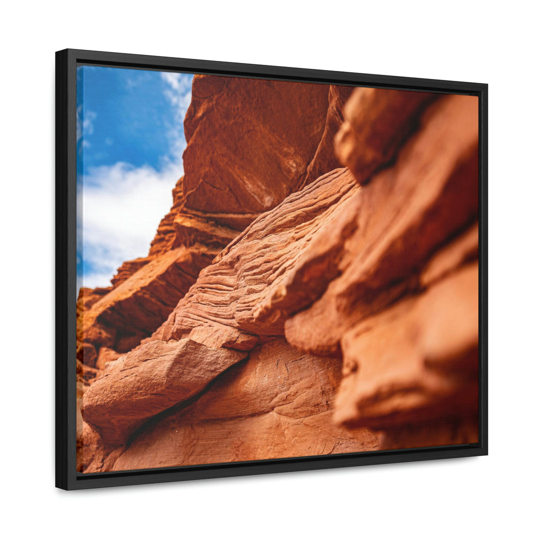 Layers of Rock - Canvas with Frame