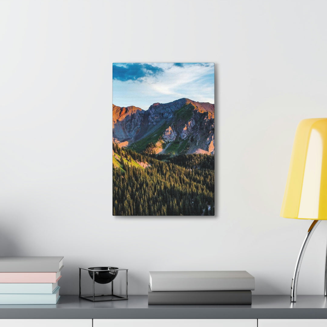 Fading Mountain Light - Canvas