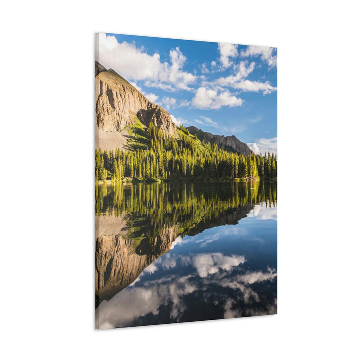 Mountain Scene Reflected - Canvas