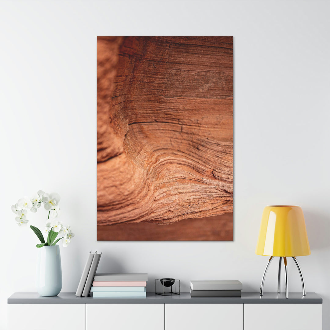 Sedimentary Rock Curves - Canvas