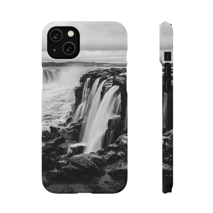 Selfoss in Black and White - Phone Case