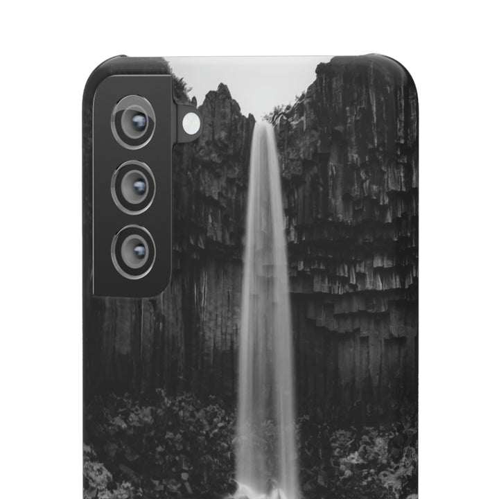 Svartifoss in Black and White - Phone Case