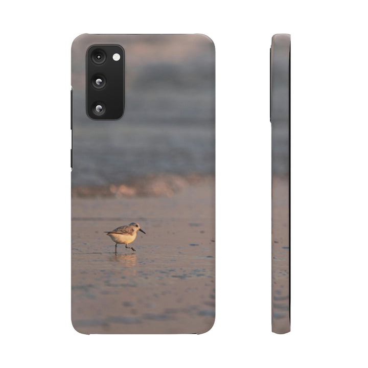 Sanderling in Soft Dusk Light - Phone Case