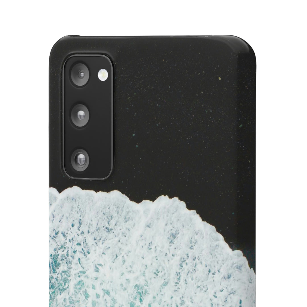 A Wave on Volcanic Sand - Phone Case