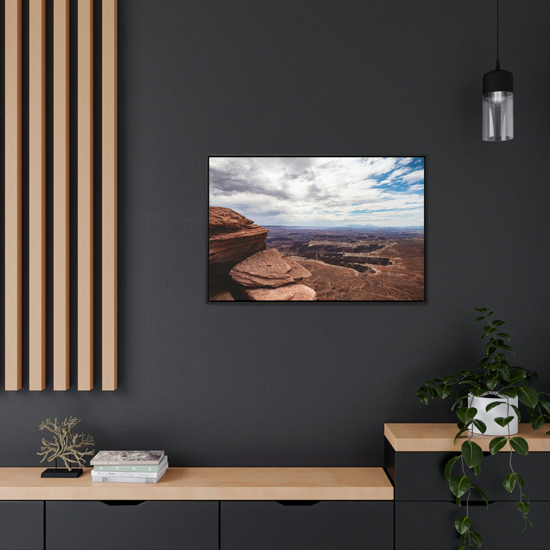 The Canyon Below - Canvas with Frame