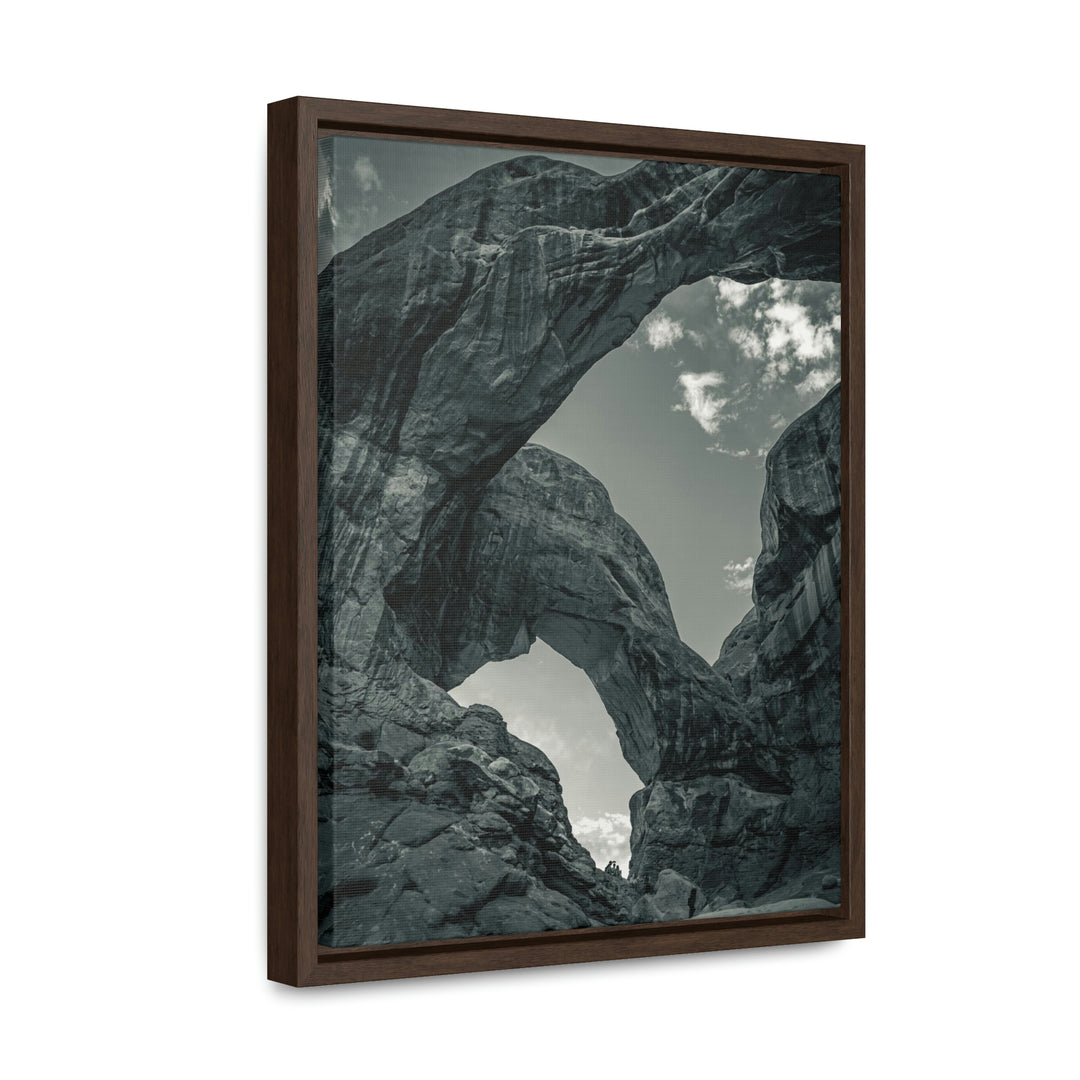 Natural Frames Part 4 in Black and White - Canvas with Frame