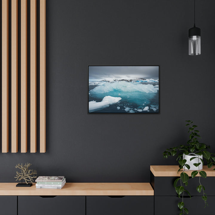 Floating Ice - Canvas with Frame