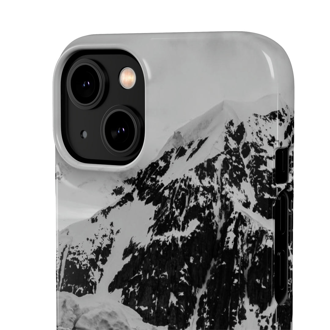 Reflected Calm in Black and White - Phone Case